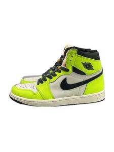 NIKE◆AIR JORDAN 1 RETRO HIGH OG_エアジョーダン 1 レトロ ハイ OG/24cm/YLW