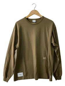 WTAPS◆20AW/OG /LS/COPO/長袖Tシャツ/2/コットン/カーキ/202ATDT-CSM16//