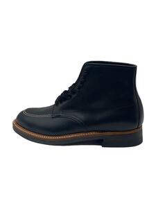 Alden◆インディーブーツ/レースアップブーツ/UK7.5/BLK/レザー/401//