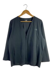 THE NORTH FACE◆TECH LOUNGE CARDIGAN/M/ポリエステル/BLK/プリント/NT12360//