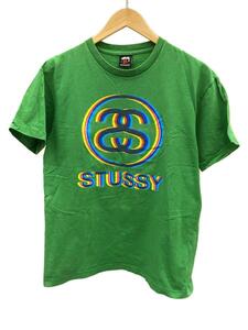 STUSSY◆Tシャツ/M/コットン/グリーン//