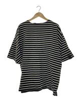 N.HOOLYWOOD◆Tシャツ/38/コットン/ブラック/ボーダー/2231-CS50-066/BASQUE SHIRT_画像1