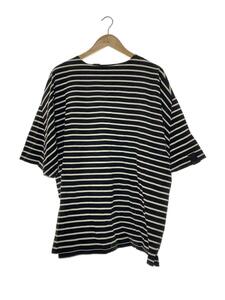 N.HOOLYWOOD◆Tシャツ/38/コットン/ブラック/ボーダー/2231-CS50-066/BASQUE SHIRT