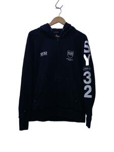 SY32 by SWEET YEARS◆ジップパーカー/XL/コットン/BLK/tns1712