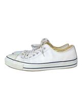 CONVERSE◆90s/ALL STAR LOW/USA製/ローカットスニーカー/US8.5/WHT/レザー_画像1