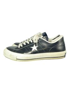 CONVERSE◆ローカットスニーカー/US9/BLK/レザー