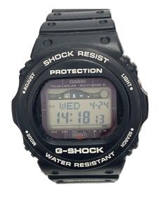 CASIO◆ソーラー腕時計・G-SHOCK/デジタル/BLK