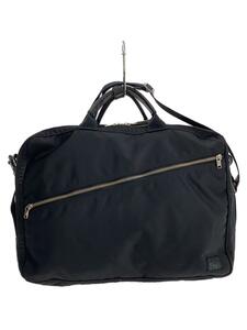 PORTER◆3WAY BRIEFCASE/LIFT/ショルダーバッグ/ナイロン/BLK/822-07562