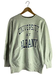 Champion◆90s/USA製/university at albany/スウェット/XL/コットン/GRY/フロント汚れ有