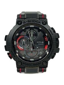 CASIO◆ソーラー腕時計・G-SHOCK/アナログ/RED/BLK