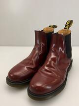 Dr.Martens◆サイドゴアブーツ/UK8/BRD/レザー/2976//_画像2