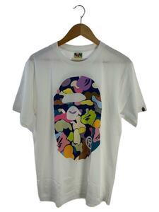 A BATHING APE◆Tシャツ/L/コットン/WHT