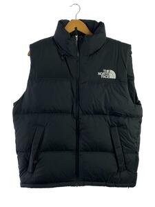 THE NORTH FACE◆NUPTSE VEST_ヌプシベスト/XL/ナイロン/BLK