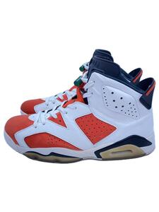 NIKE◆AIR JORDAN 6 RETRO/エアジョーダンレトロ/ホワイト/384664-145/28.5cm/WHT