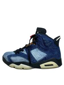 NIKE◆AIR JORDAN RETRO 6/エアジョーダン6 レトロ/インディゴ/CT5350-401/28cm/ID