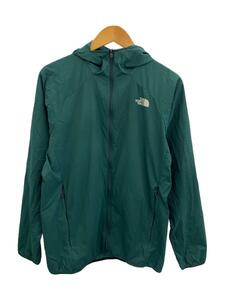 THE NORTH FACE◆SWALLOWTAIL VENT HOODIE_スワローテイルベントフーディ/XL/ナイロン/GRN/無地