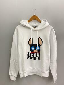 DSQUARED2◆ICON COOL HOODIE/パーカー/M/コットン/WHT/S79GU0105 S25516