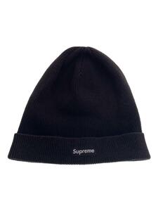 Supreme◆ニットキャップ/-/コットン/BLK/無地/メンズ