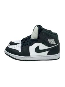 NIKE◆AIR JORDAN 1 MID_エア ジョーダン 1 ミッド/27.5cm/BLK