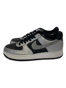 NIKE◆AIR FORCE 1 B_エア フォース 1 B/28cm/シルバー/ブラック/パイソン柄スウッシュ