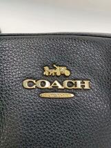 COACH◆ショルダーバッグ/-/BLK/無地/CA207_画像5