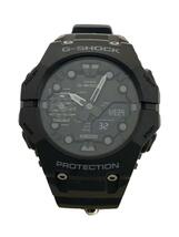 CASIO◆クォーツ腕時計_G-SHOCK/アナログ/BLK/BLK_画像1