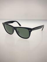 Ray-Ban◆サングラス/ウェリントン/プラスチック/BLK/GRN/メンズ/RB2140-F／WAYFARER_画像2