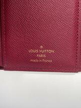 LOUIS VUITTON◆ポルト・フォイユ・ヴィクトリーヌ_モノグラム・キャンバス_BRW_フューシャ/PVC/BRW/レディース_画像3