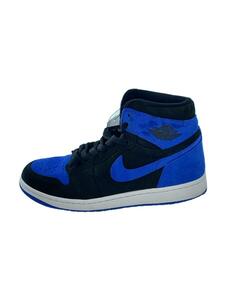 NIKE◆AIR JORDAN 1 RETRO HIGH OG_エアジョーダン1 レトロ ハイ OG/27cm/BLK/レザ