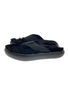 STELLAMcCARTNEY◆AIR SLIDE FLIP FLOP/サンダル/36/BLK/黒/ファー