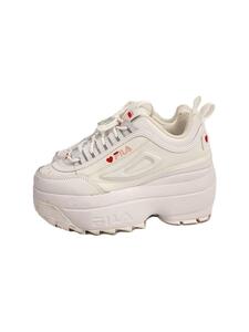 FILA◆ローカットスニーカー/Disruptor II Wedge Heart/23.5cm/WHT/WSS21084-128