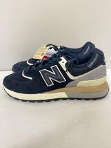 NEW BALANCE◆ローカットスニーカー/27.5cm/NVY/スウェード/U574LGBN/Legacy_画像1