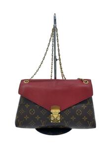 LOUIS VUITTON◆パラス・チェーン_モノグラム・キャンバス_BRW_オロール/PVC/BRW