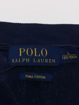 POLO RALPH LAUREN◆カーディガン(薄手)/L/コットン/NVY_画像3