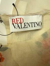 RED VALENTINO◆花柄/ワンピース/FREE/シルク/ベージュ//_画像3