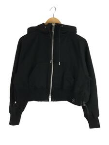 sacai◆sacai/23-06511/ジップパーカー/1/ポリエステル/BLK//