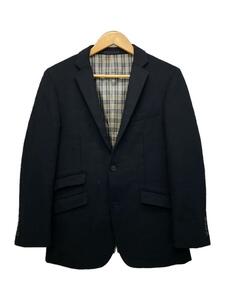 BURBERRY BLACK LABEL◆テーラードジャケット/S/ウール/BLK/無地/D1E21-416-09/2B//