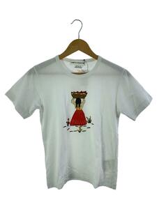 COMME des GARCONS GIRL◆Tシャツ/L/コットン/WHT/NH-T006