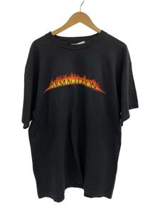 ALSTYLE◆90S/ARMAGEDDON/アルマゲドン/Tシャツ/XL/コットン/BLK//