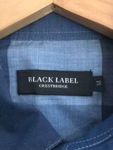 BLACK LABEL CRESTBRIDGE◆半袖シャツ/M/コットン/NVY/チェック//_画像3