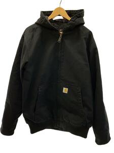 Carhartt◆アクティブジャケット/THINSULATE/裏地キルティング/M/コットン/BLK/無地/J130-M