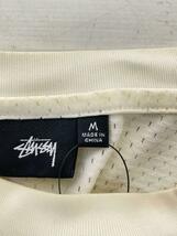 STUSSY◆Tシャツ/M/ポリエステル/WHT/プリント_画像4