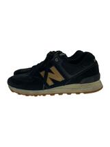 NEW BALANCE◆WL574/ブラック/25cm/BLK_画像1