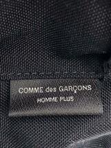 COMME des GARCONS HOMME PLUS◆デイパック/Lサイズ/バックパック/リュック/ナイロン/BLK/無地/PZ-K205_画像5