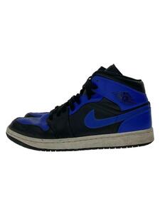 NIKE◆AIR JORDAN 1 MID_エア ジョーダン 1 ミッド/29cm/BLU