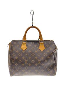 LOUIS VUITTON◆2)スピーディ30_モノグラム・キャンバス_BRW/PVC/BRW