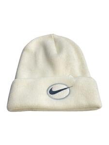 NIKE◆ニットキャップ/FREE/アクリル/WHT/メンズ/F5-02-05-UNI