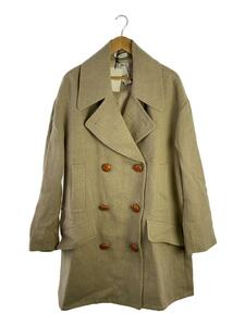 MADISONBLUE◆20SS/BIG PEA COAT HEAVY LINEN/0/リネン/BEG/無地/MB201-2010