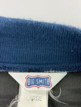 big smith◆ダウンベスト/L/ナイロン/NVY/無地/USA製_画像3