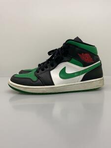 NIKE◆AIR JORDAN 1 MID/エアジョーダン1ミッド/ブラック/554724-067/27cm/BLK